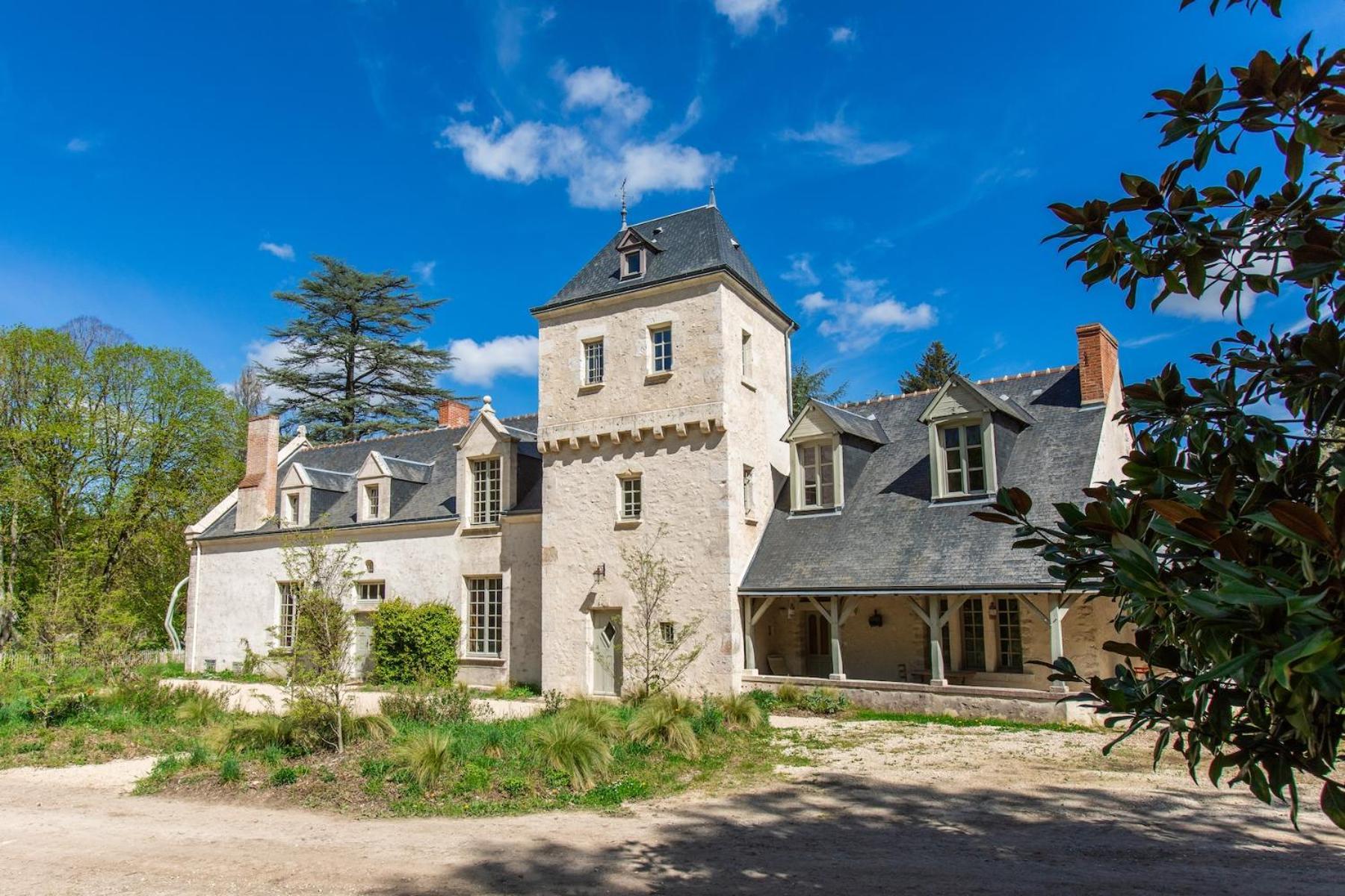 Chateau De Conon Gite Le Chateau Cellettes  Eksteriør billede